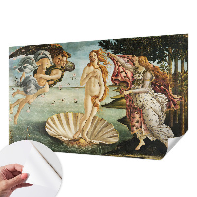Children's wall mural featuring Sandro Botticelli's The Birth of Venus