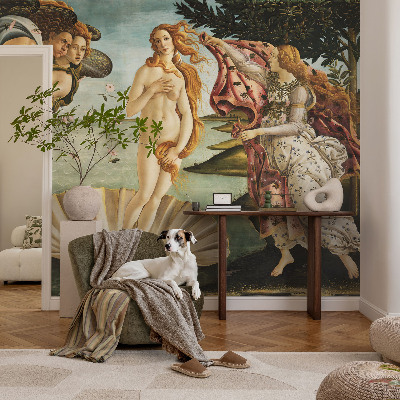 Children's wall mural featuring Sandro Botticelli's The Birth of Venus