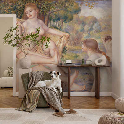 Self-adhesive photo wallpaper with an image of women resting