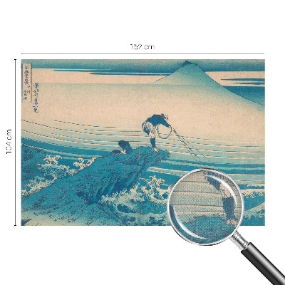 Peel and stick wall mural for bedroom with a sea scene