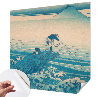 Peel and stick wall mural for bedroom with a sea scene