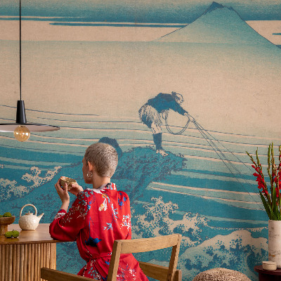 Peel and stick wall mural for bedroom Sea scene
