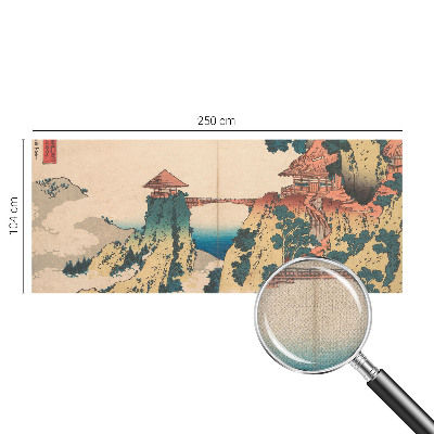 3D wall mural with a picturesque landscape design