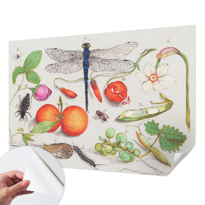 3D photo wallpaper mural Nature illustration