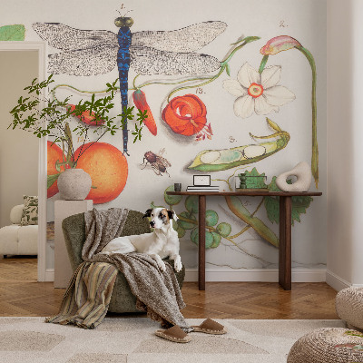 3D photo wallpaper mural Nature illustration