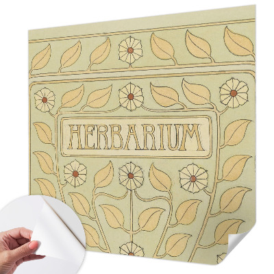 Children's wall mural Plant ornament