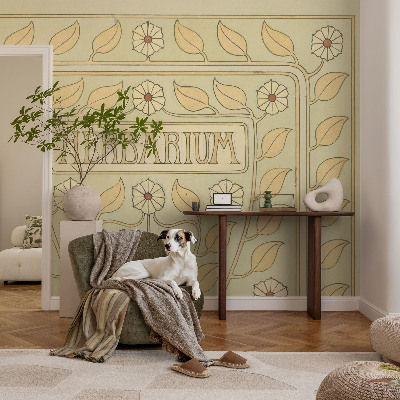 Children's wall mural Plant ornament