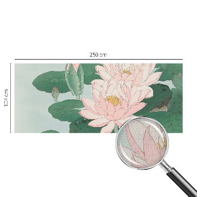 Peel and stick wallpaper mural Water lotus