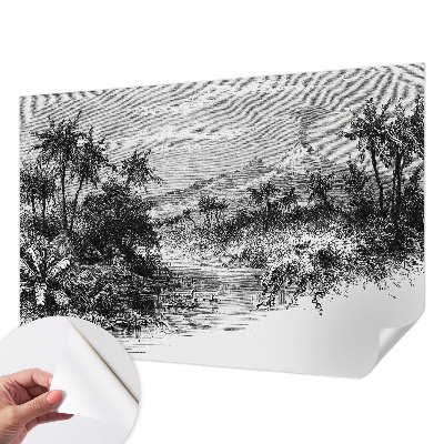 Removable wall mural Exotic panorama