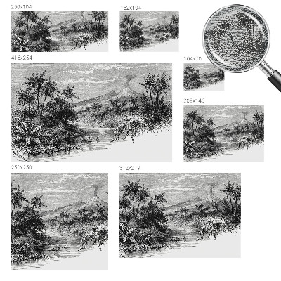Removable wall mural Exotic panorama