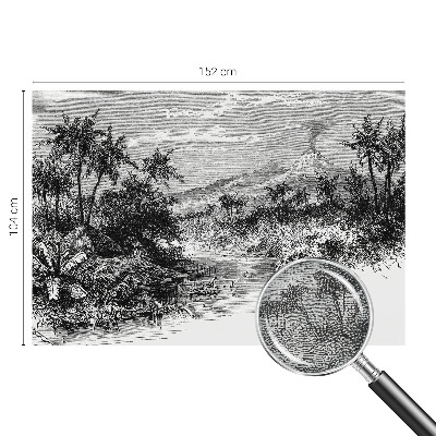 Removable wall mural Exotic panorama