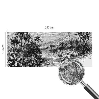 Removable wall mural Exotic panorama