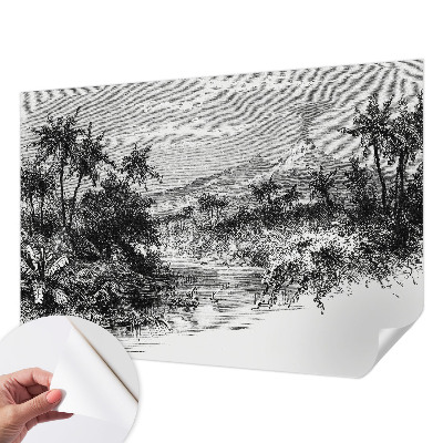 Removable wall mural Exotic panorama