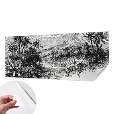 Removable wall mural Exotic panorama