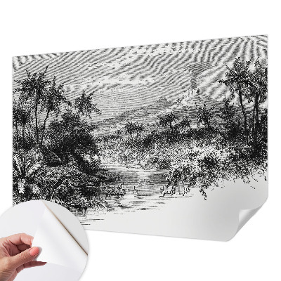 Removable wall mural Exotic panorama