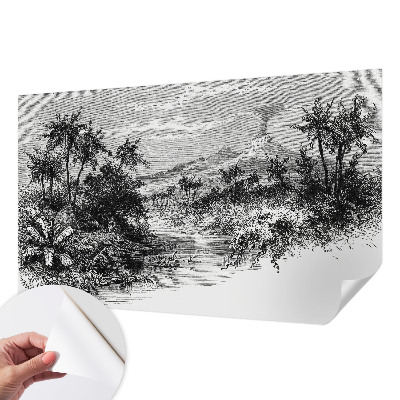 Removable wall mural Exotic panorama