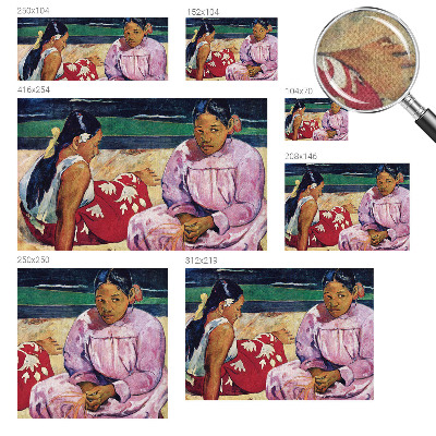Peel and stick wall mural featuring a beach scene for the living room