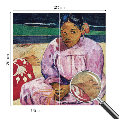 Peel and stick wall mural for living room Beach scene