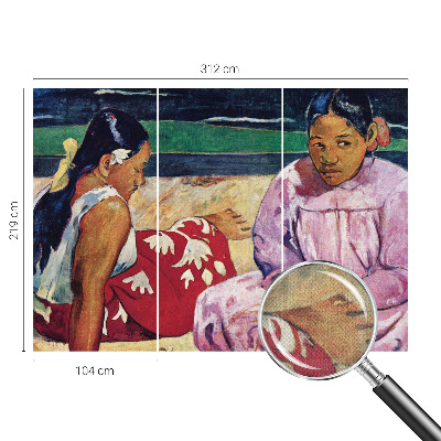 Peel and stick wall mural for living room Beach scene