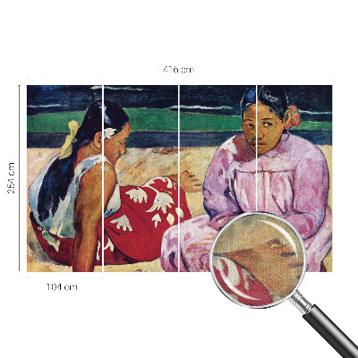 Peel and stick wall mural for living room Beach scene