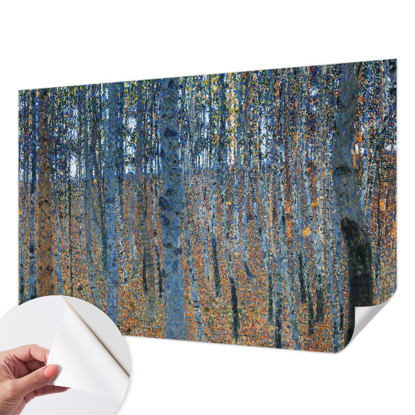 3D wall mural Birch forest