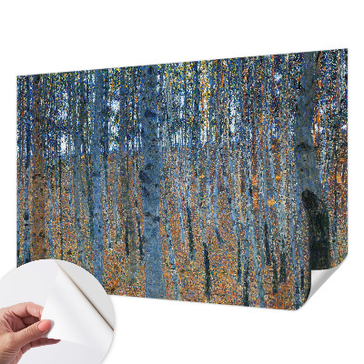 3D wall mural Birch forest