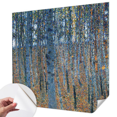 3D wall mural Birch forest