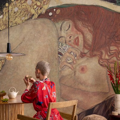 3D photo wallpaper mural featuring a sensual act
