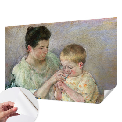 Peel and stick wall mural Parental care