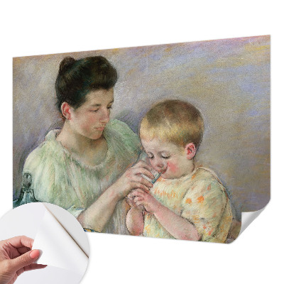 Peel and stick wall mural Parental care