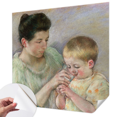 Peel and stick wall mural Parental care