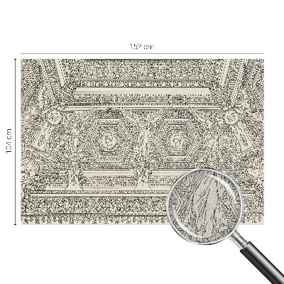 Removable wall mural wallpaper Classic ornament