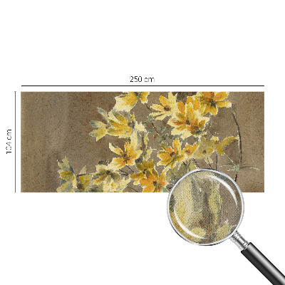 3D photo wallpaper mural Sunny bouquet