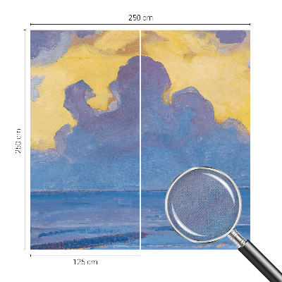 Children's wall mural Cloudscape