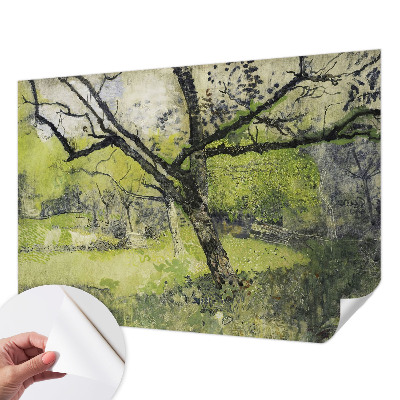 Baby room wall mural Spring park