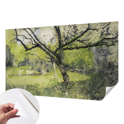 Baby room wall mural Spring park