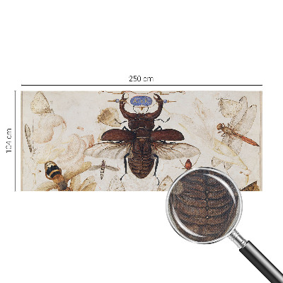 Peel and stick wall mural in a natural harmony design
