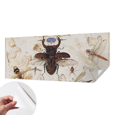 Peel and stick wall mural in a natural harmony design