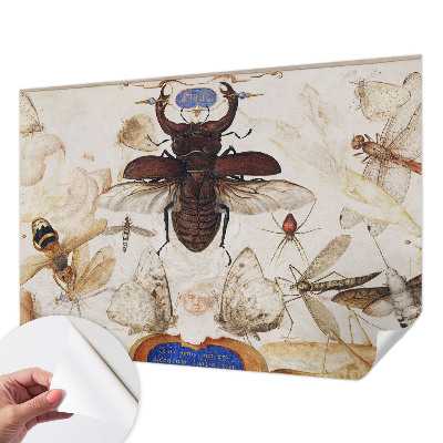 Peel and stick wall mural in a natural harmony design