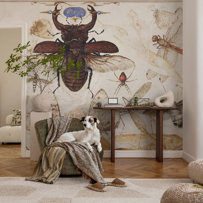 Peel and stick wall mural in a natural harmony design