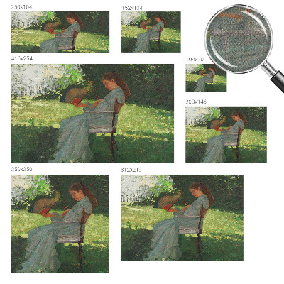 Peel and stick wallpaper mural Summer Harmony