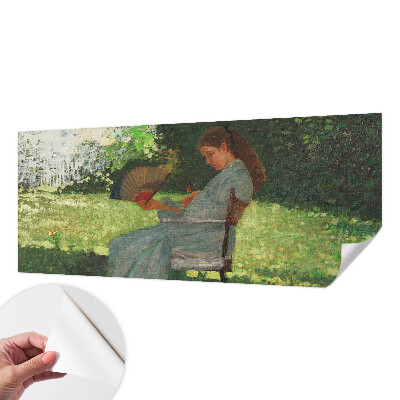 Peel and stick wallpaper mural with the 