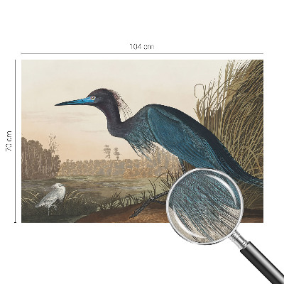 Stick-on wall mural with a water birds motif