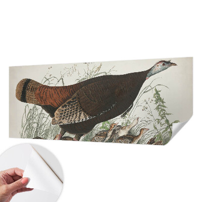 Removable wall mural wallpaper featuring a natural harmony design