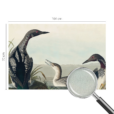 Children's wall mural Birds over the water