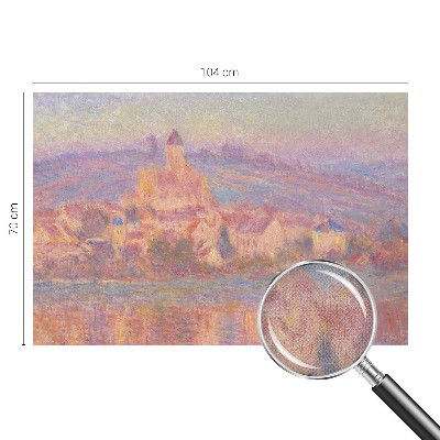 Self-adhesive photo wallpaper with a charming town motif