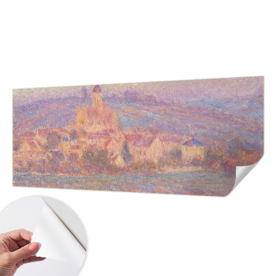 Self-adhesive photo wallpaper with a charming town motif