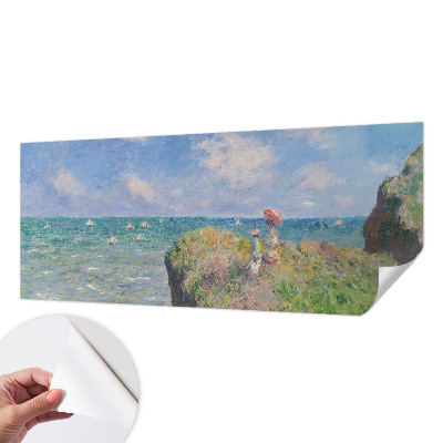Removable wall mural featuring a peaceful landscape