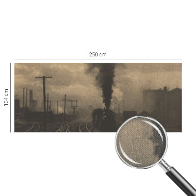 Peel and stick wall mural for living room Industrial landscape