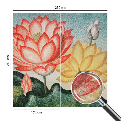 Peel and stick wall mural Lotus flowers